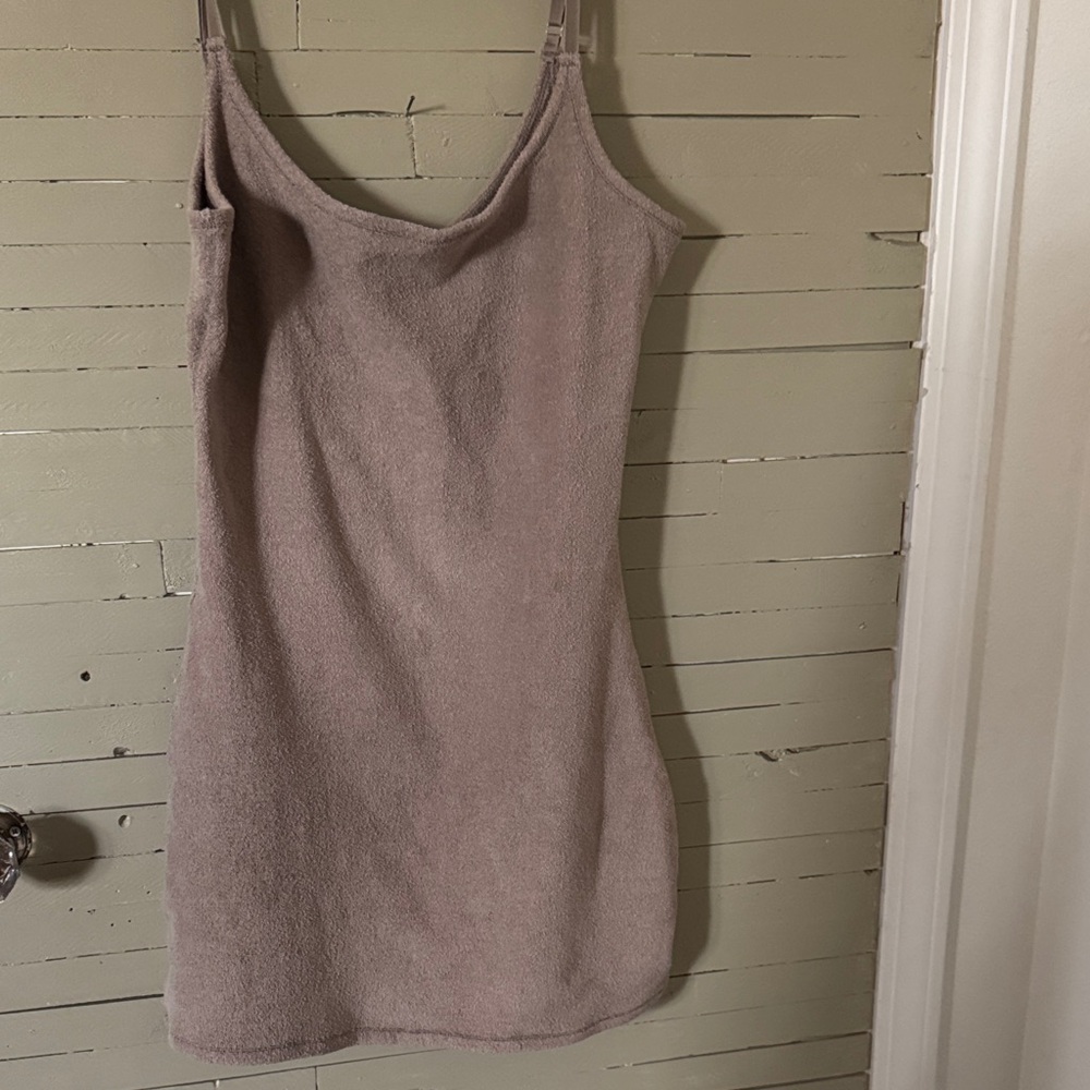 SKIMS Taupe Mini Dress
